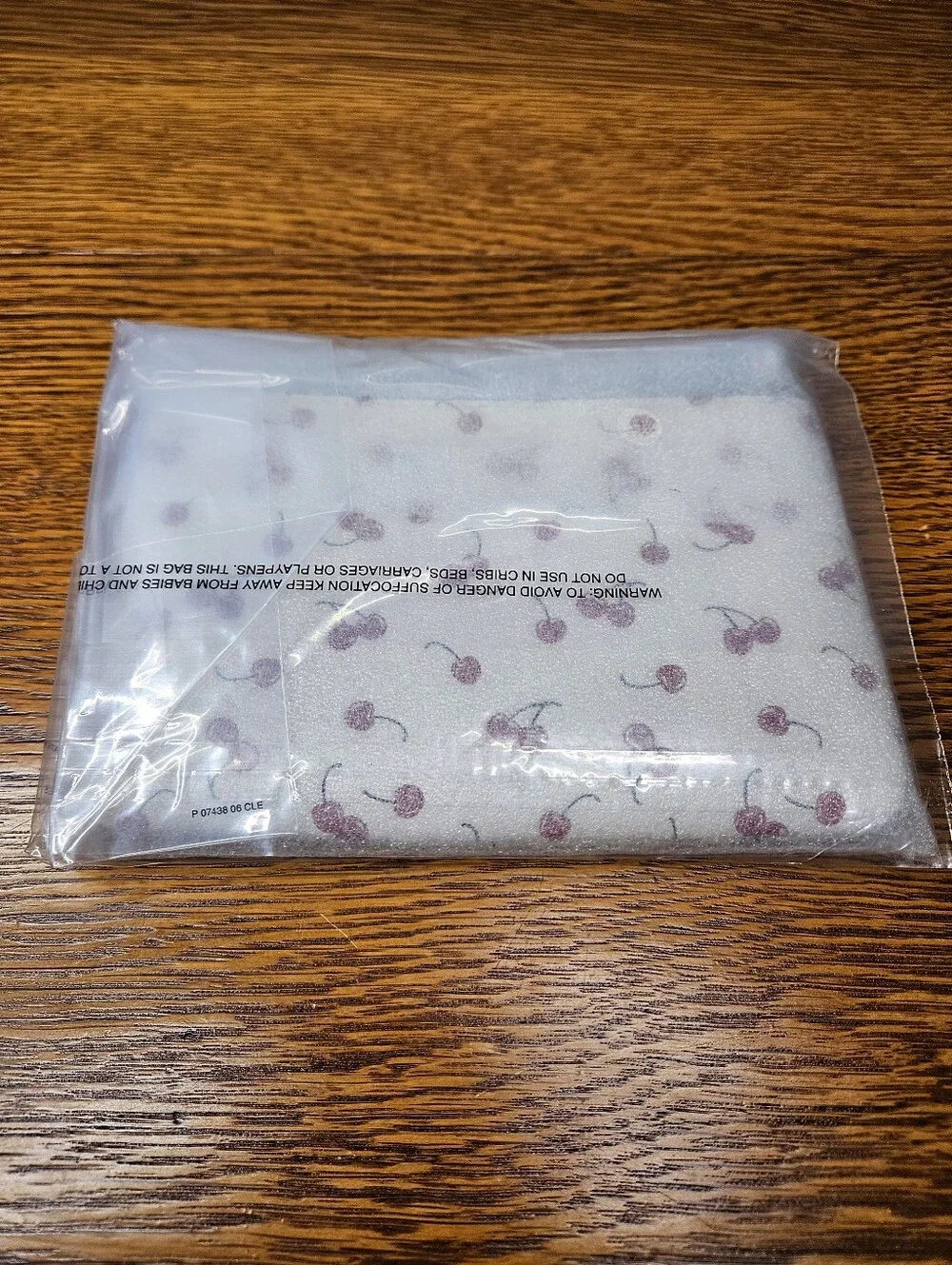 Coach Corner Zip Wristlet With Cherry Print